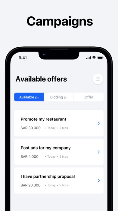 Nojom | نجوم iPhone screenshot 6 - Business app