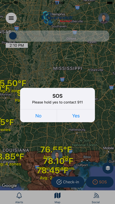 Overwatch by RescAlert iPhone screenshot 6 - Social Networking app