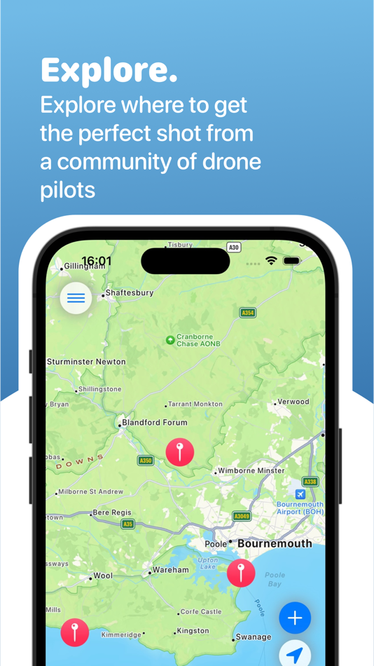 #1. Drone Map: Area Spots Finder (iOS) Podle: Christopher Hefferman