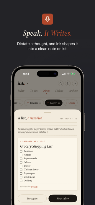 Ink: Notes, Lists & To-Dos Screenshot 1 of 10