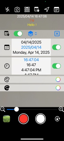 Date Camera Timestamp+GPS+Note screenshot