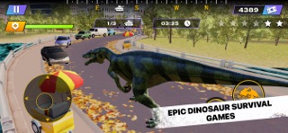 Dino Crash 3D: Hunting World iPhone screenshot