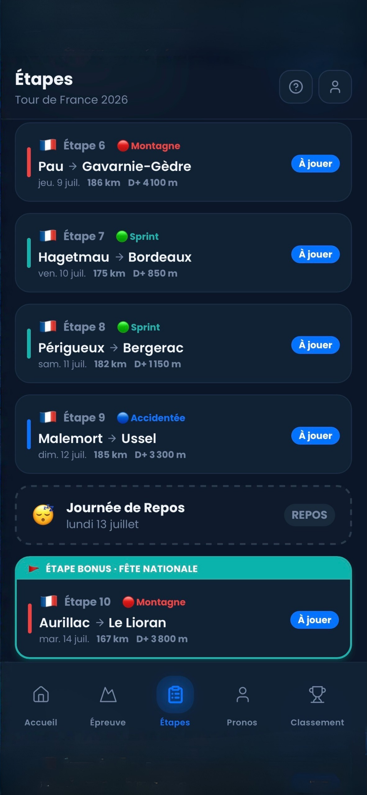VéloPronos screenshot 3
