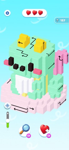 Arrow Block 3D - Escape Puzzle iPhone screenshot