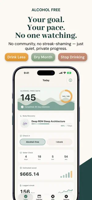 Alcohol Free Tracker screenshot 1