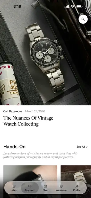 Hodinkee: All Things Watches screenshot 2