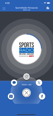 SportsRadio Pensacola iPhone screenshot