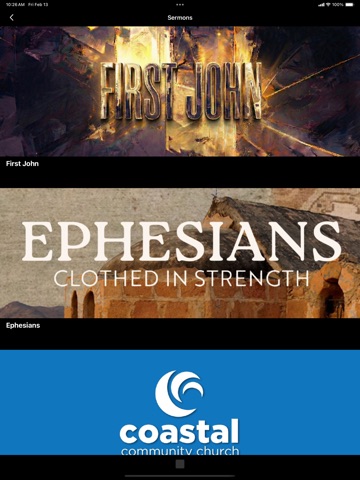 Coastal CC iPad screenshot