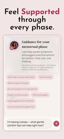Ovaa: Period Tracker Screenshot 3 of 4
