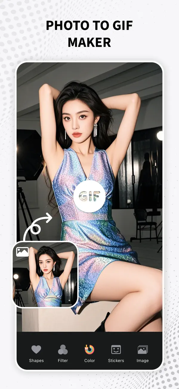 #5. Photo to GIF - Gif Maker (iOS) 由: Neeraj .