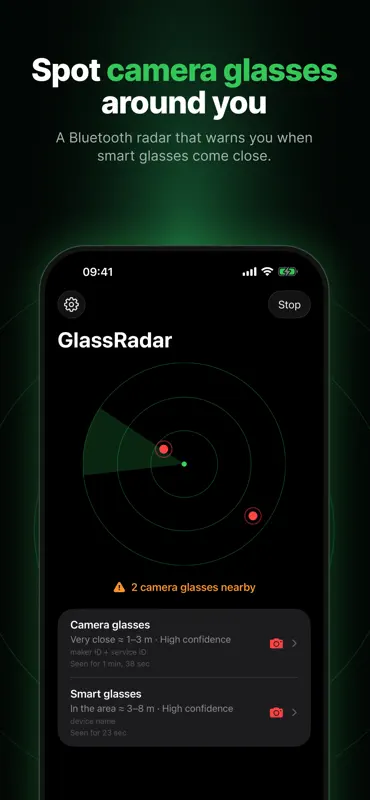 GlassRadar: Glasses Detector screenshot 1 of 5
