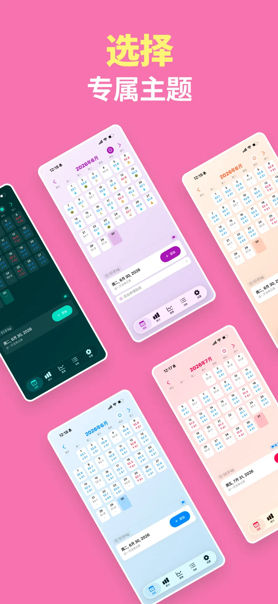 体重记录app - 体重管理, 减肥打卡 screenshot 7