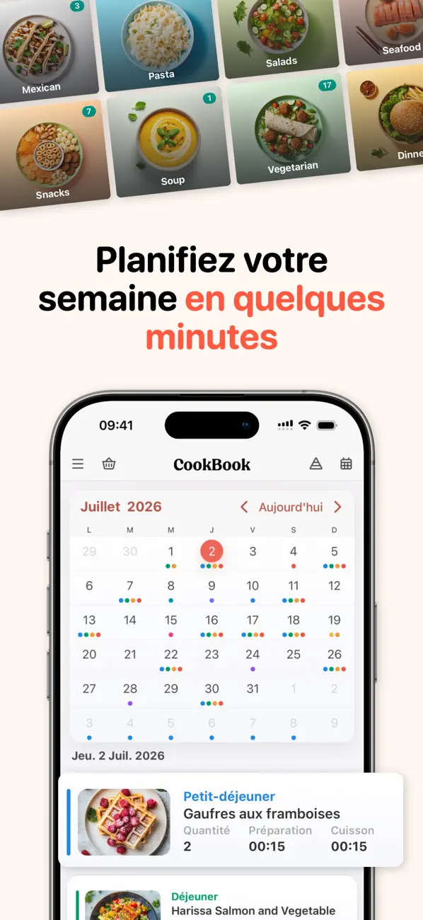 Screenshot #3 pour CookBook: Carnet de recettes
