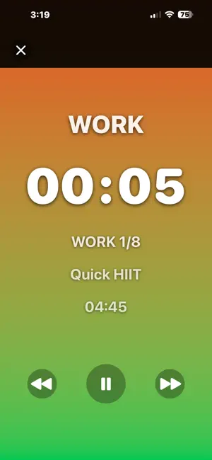 Interval Timer - HIIT | Tabata screenshot 1
