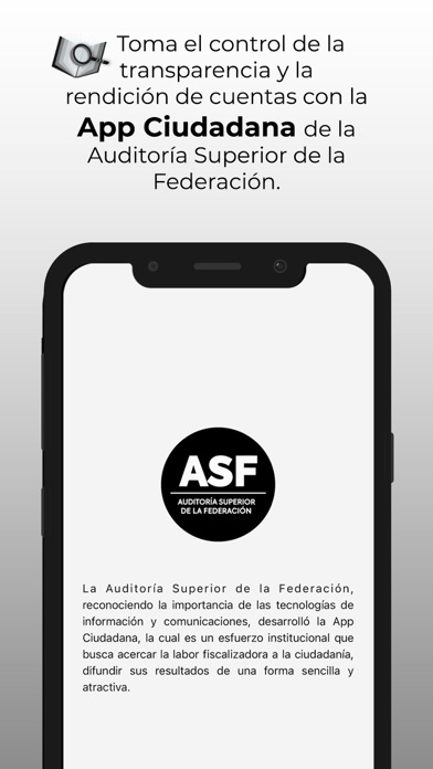 Screenshot #1 pour App Ciudadana ASF