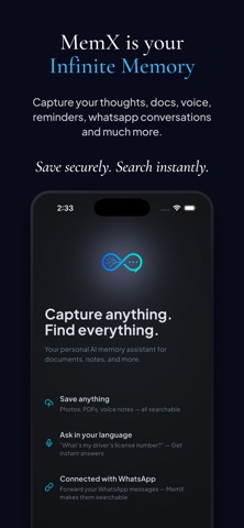 MemX: AI Memory Agent screenshot