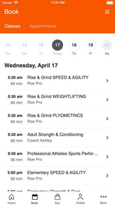 Roe Pro Fitness and Athletics Screenshot