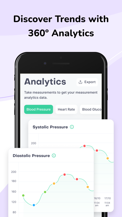 Blood Pressure App Screenshot