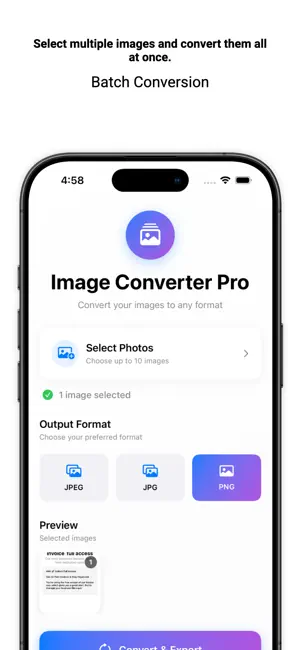 photos Converter – PNG, JPG 截图