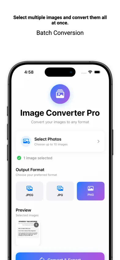 photos Converter – PNG, JPG screenshot 2