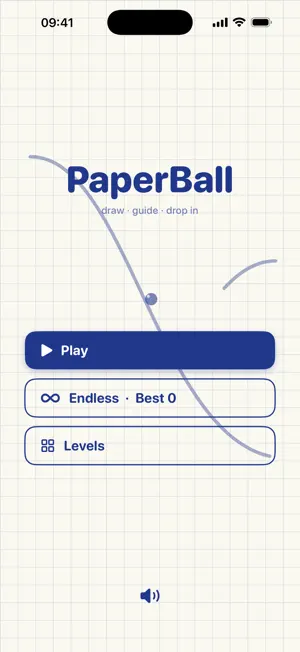 PaperBall: Draw & Roll screenshot 1