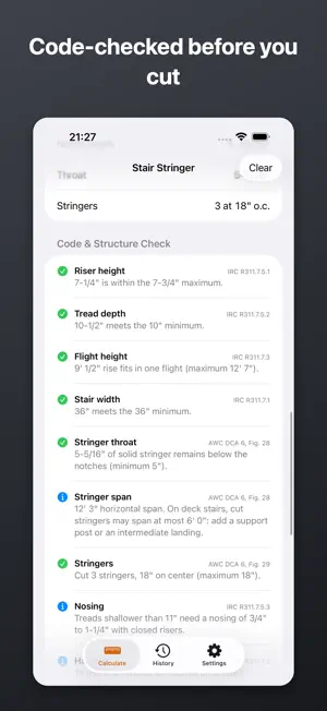 Stair Stringer Calculator Pro screenshot 2