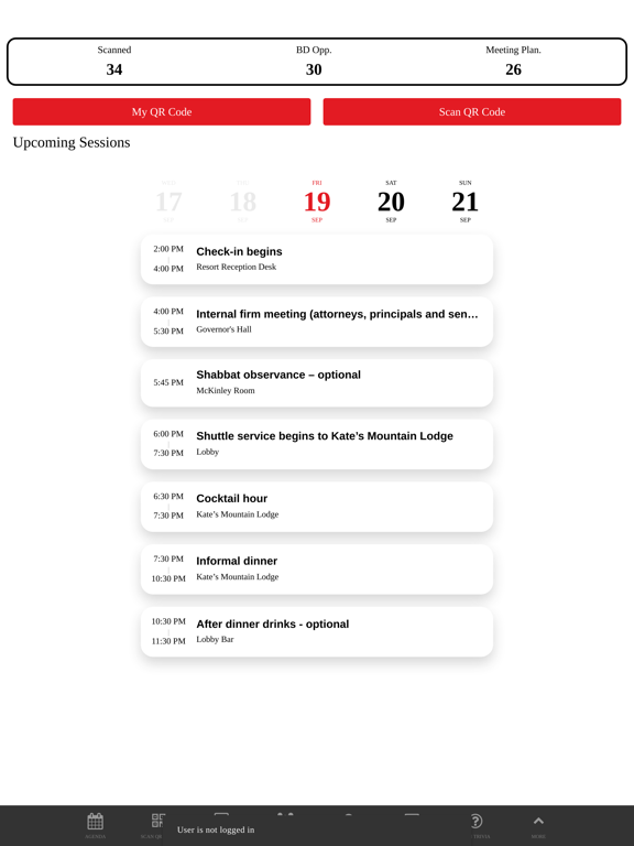 2025 Partner Retreat app screenshot 3