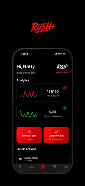 Rush+ screenshot 1