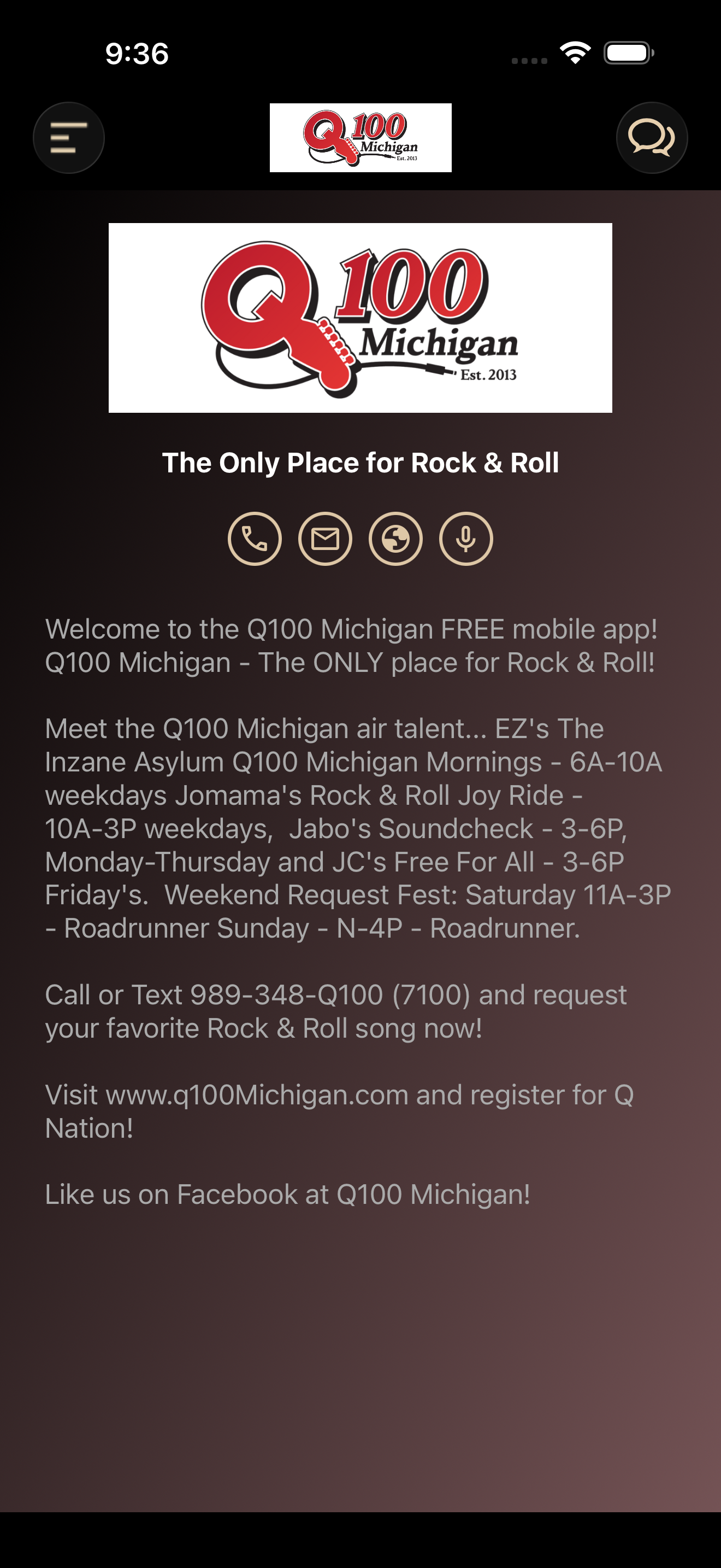 Q100 Michigan screenshot 6