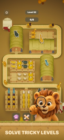 Safari Sort: Zoo Puzzle iPhone screenshot
