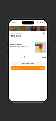Hello Boba El Monte iPhone screenshot