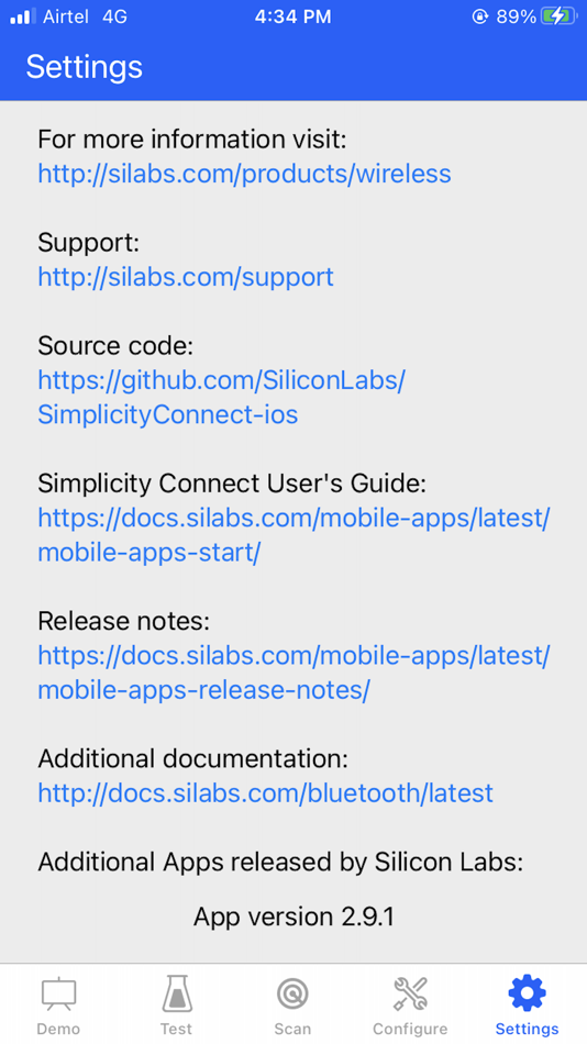 #5. Simplicity Connect (iOS) 由: Silicon Labs