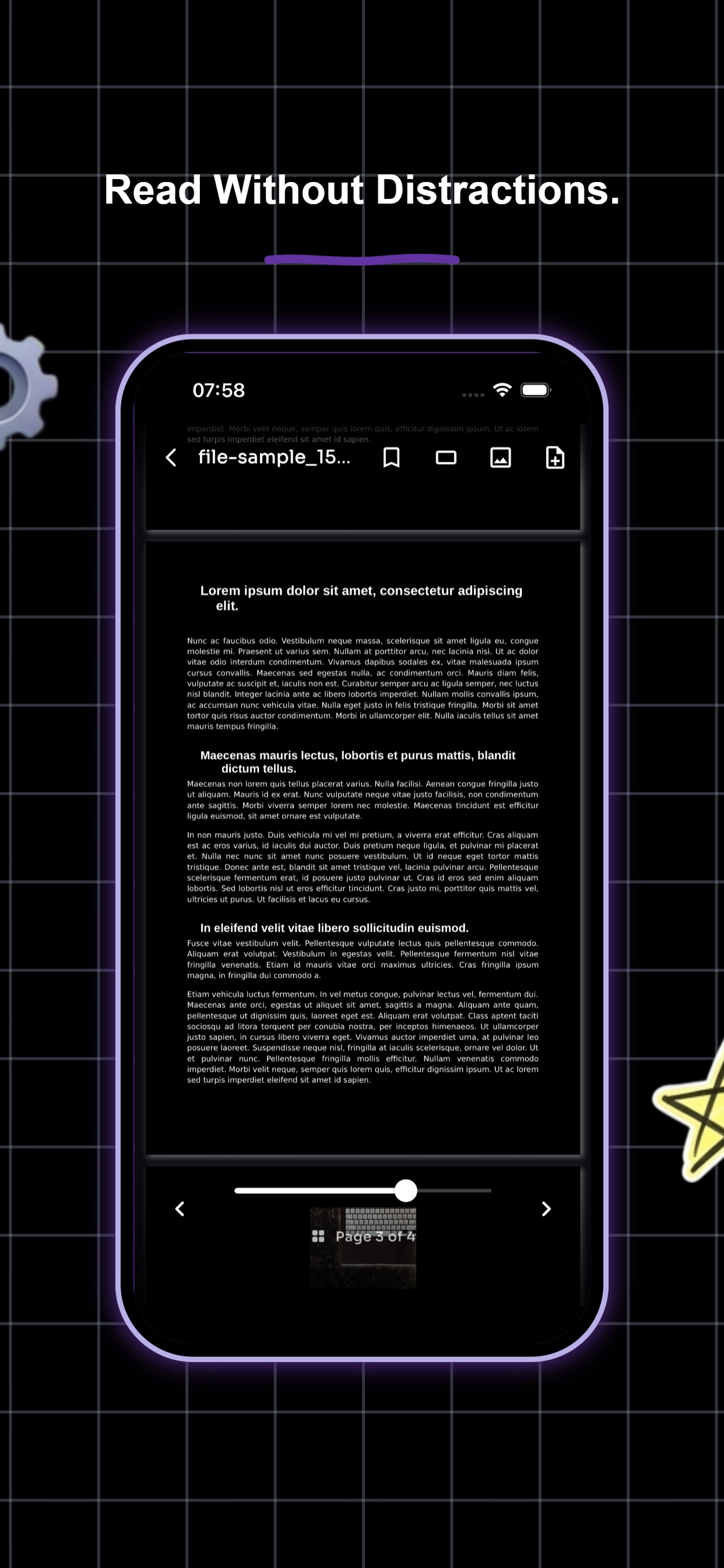 Screenshot 5 of Black Reader – PDF Reader