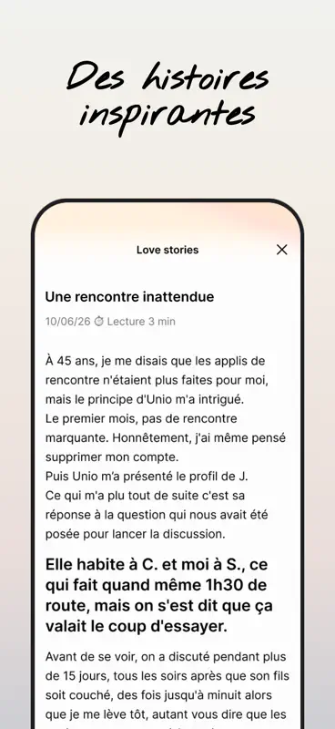Unio: rencontres sérieuses screenshot 6 of 6