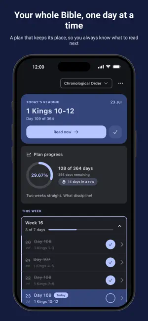 Bible Planner - Reading Plans screenshot 1