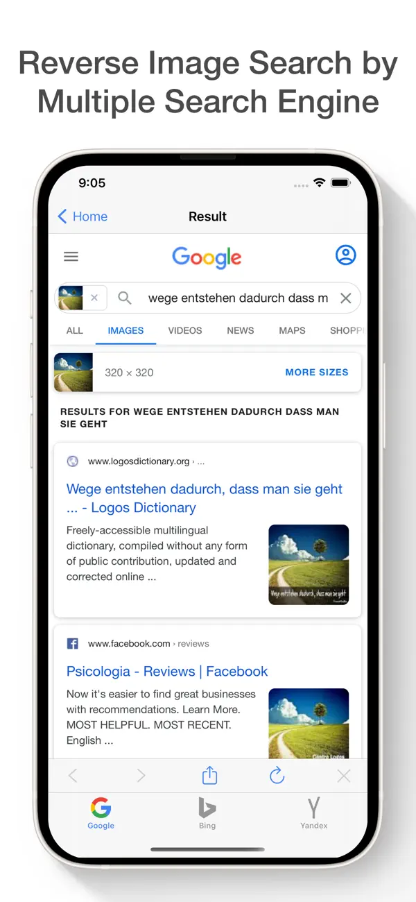 Screenshot #2 pour Reverse Image Search