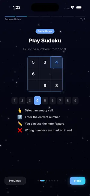 Classic Sudoku - Star Sudoku screenshot 2