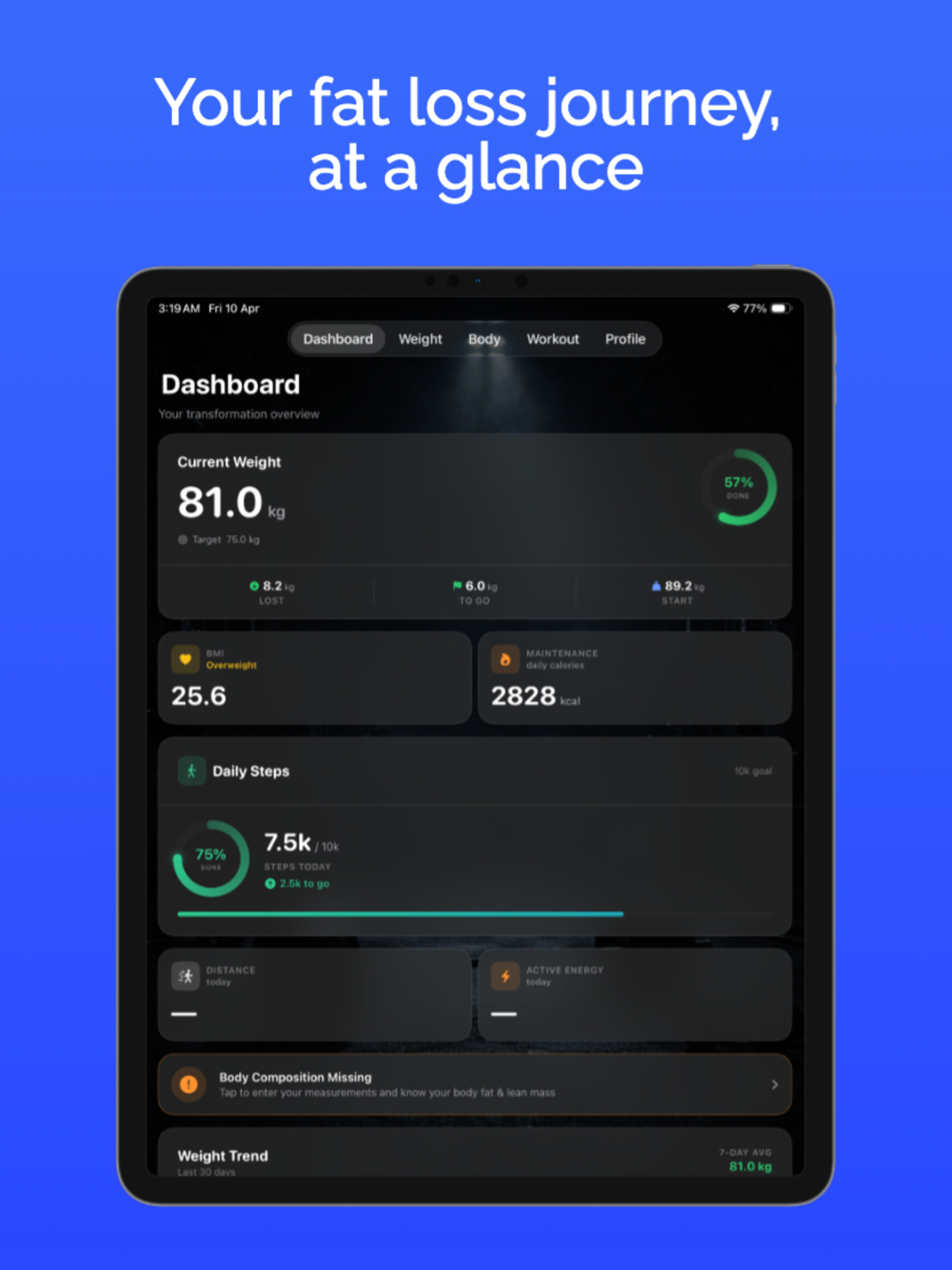 LeanTrack: Fat Loss Tracker