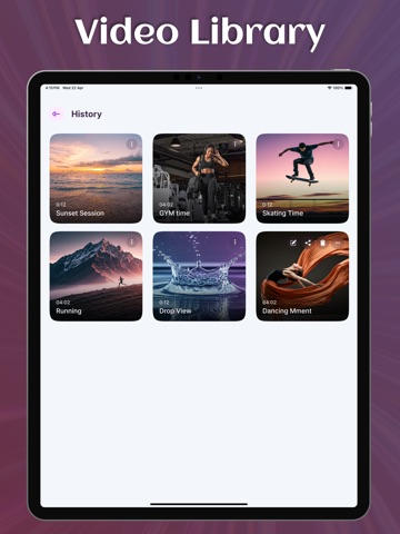 Slow motion : slow mo, fast mo iPad screenshot
