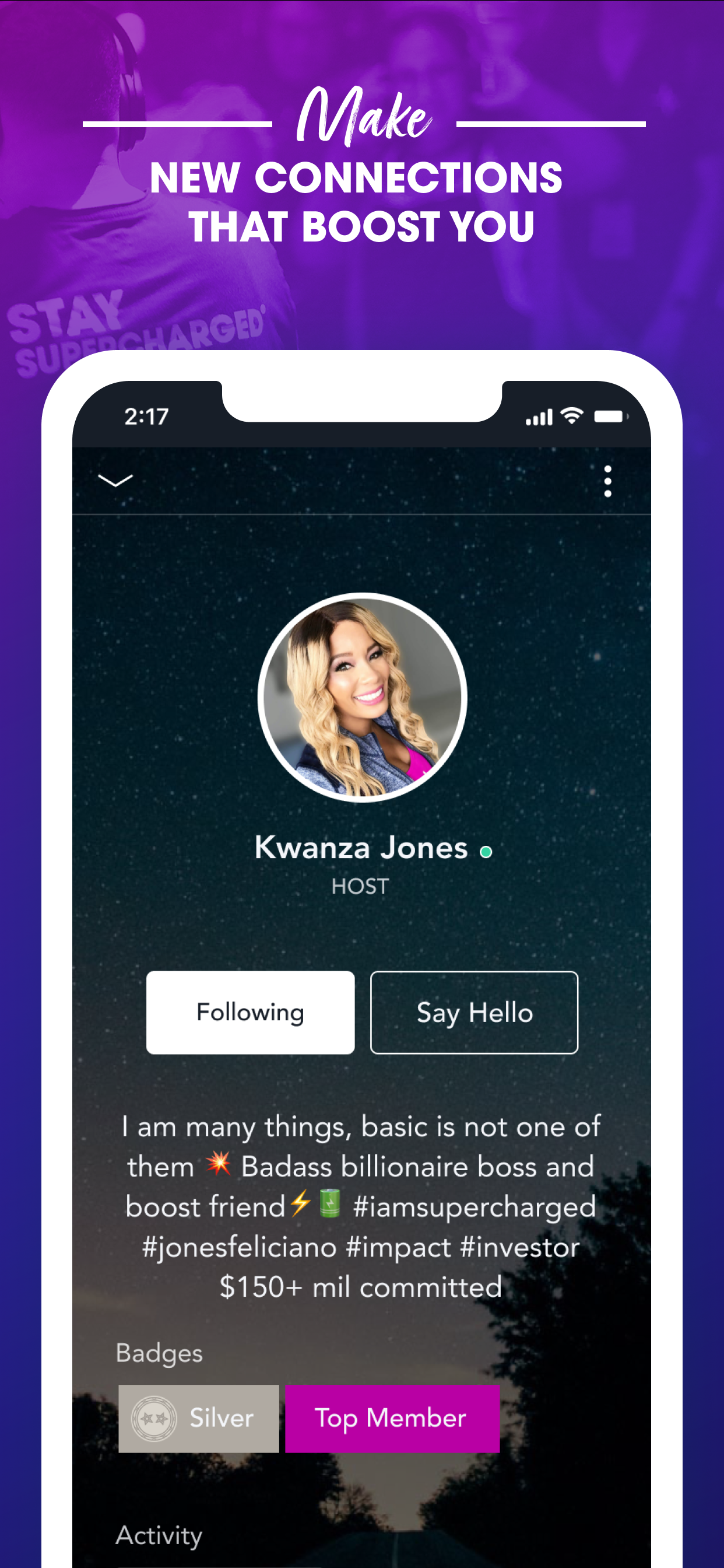 Kwanza Jones Boost Friends screenshot 3