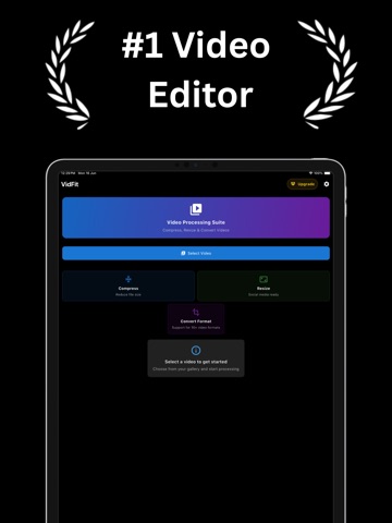 Video Compressor,Reels: VidFit iPad screenshot