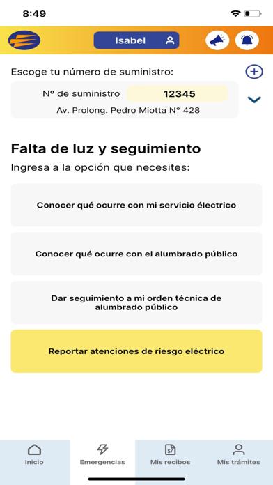 Luz del Sur Screenshot
