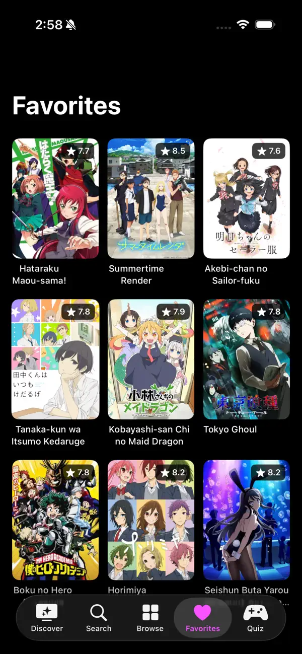 #4. AniPocket - Discover Anime (iOS) 由: Hoi Hei Chow
