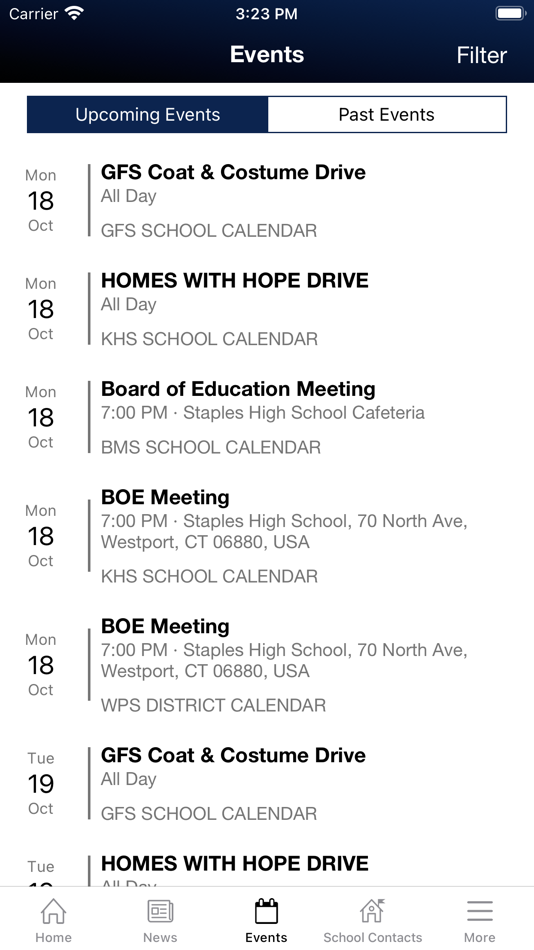 #3. Westport Public Schools App (iOS) 由: Westport Public Schools