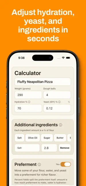 Dough Maker: Bread Calculator screenshot 2