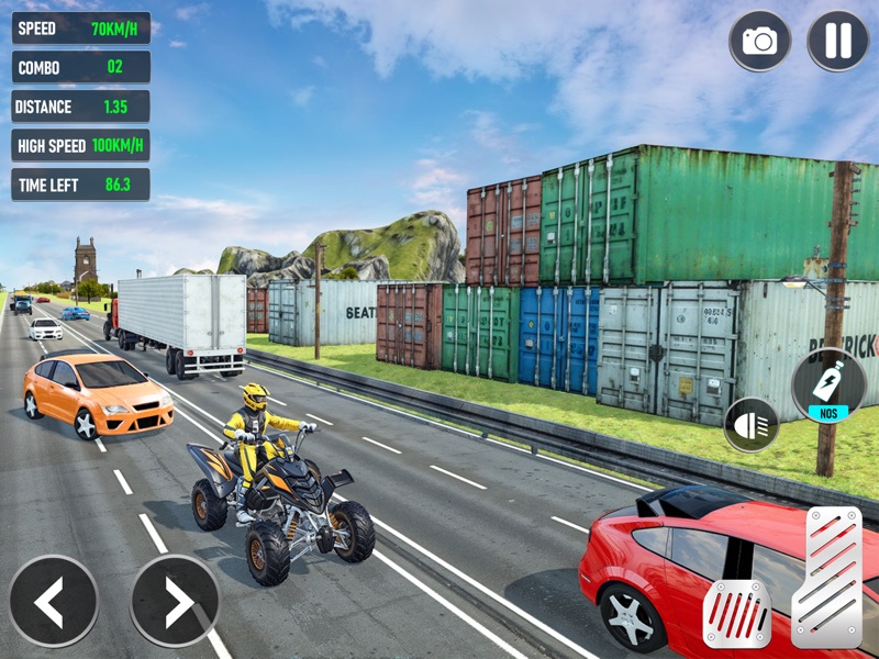 Carro de corrida real na estra screenshot 8