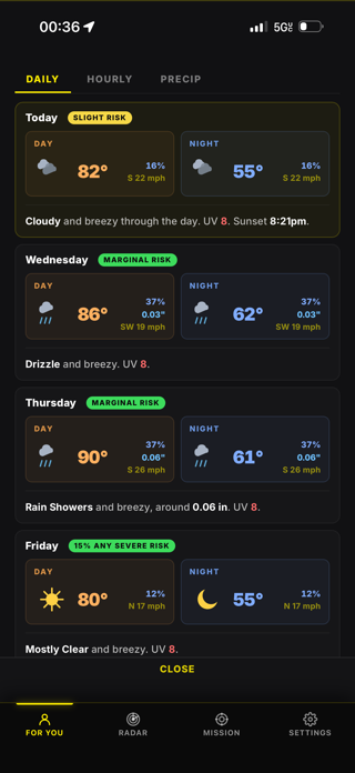 WeatherEye Live Screenshot 2 of 7