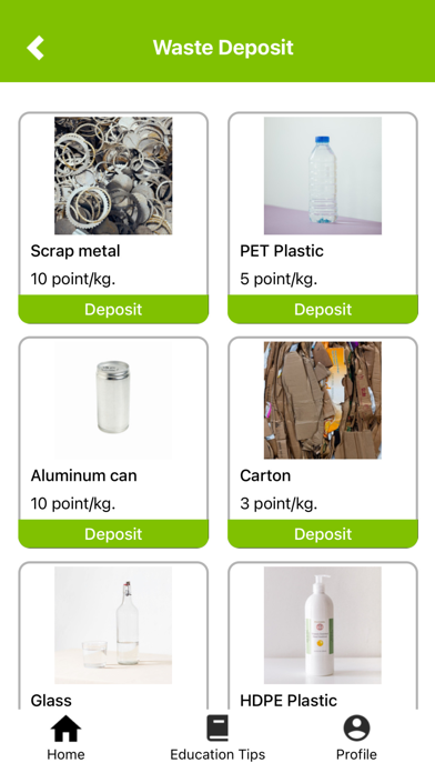 RecycleHub Screenshot