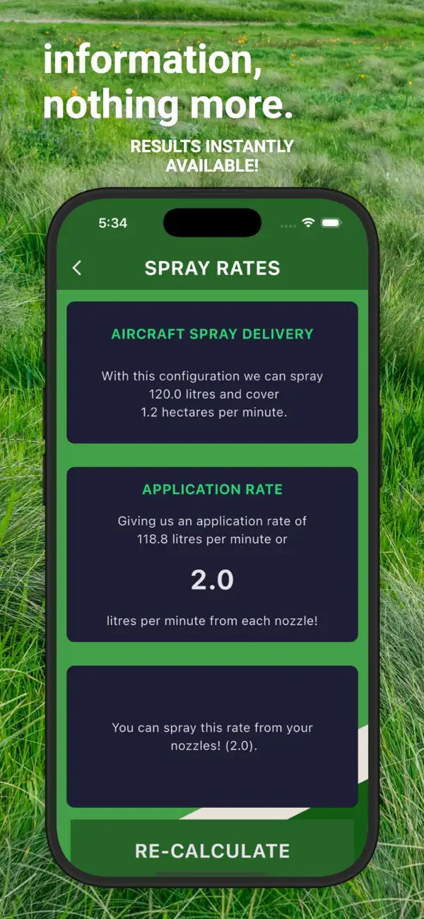 Screenshot #2 pour Spray Rates