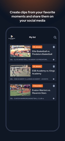 Playstream Network iPhone screenshot